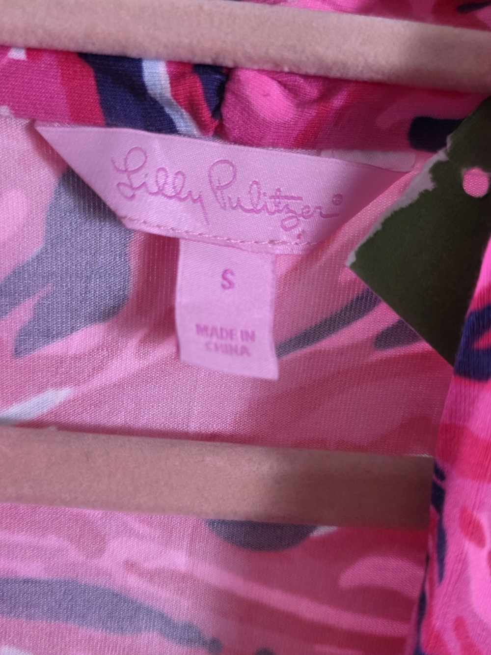Lilly Pulitzer Pink Navy Floral Shift Dress Small NWT - Picture 3 of 9